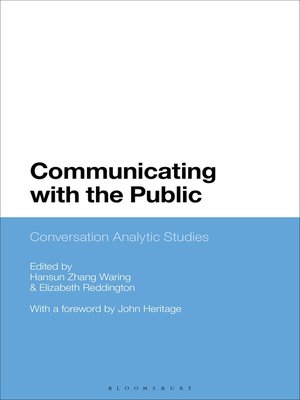 cover image of Communicating with the Public